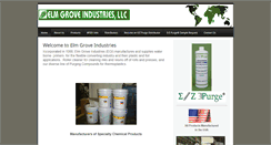 Desktop Screenshot of elmgroveindustries.com