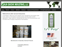 Tablet Screenshot of elmgroveindustries.com